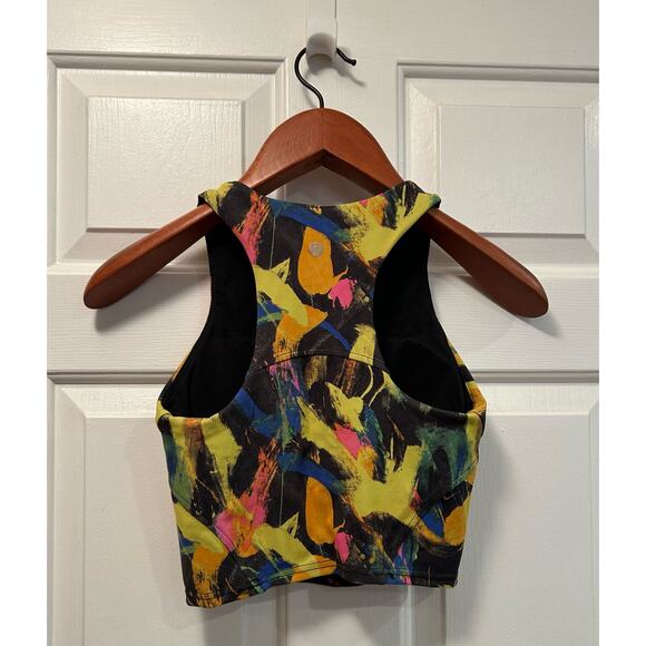 Lululemon Multi Color Wunder Train Longline Bra, Size 4 - Picture 6 of 7